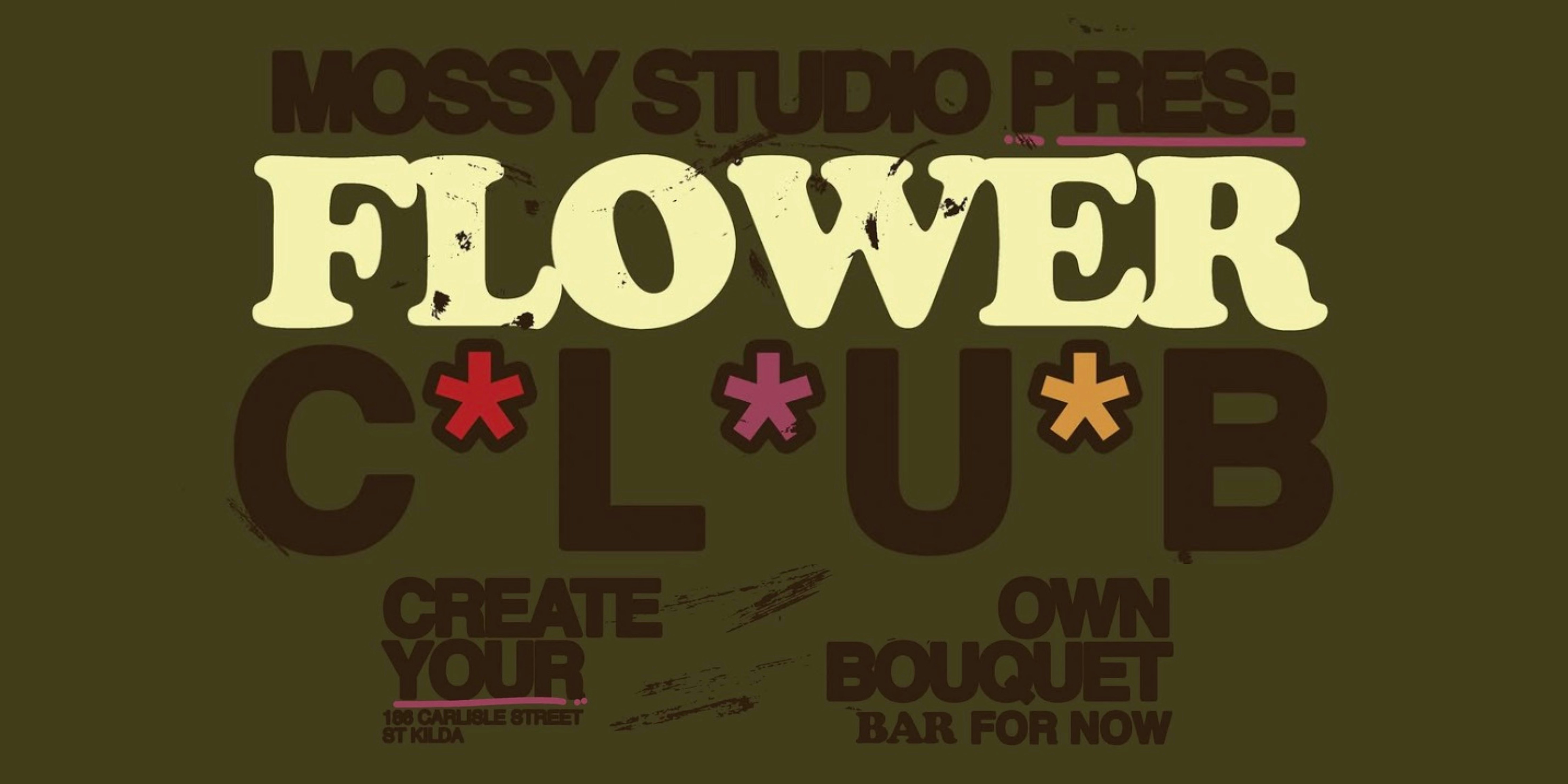 Flower Workshop by Mossy Studio x Bar For Now