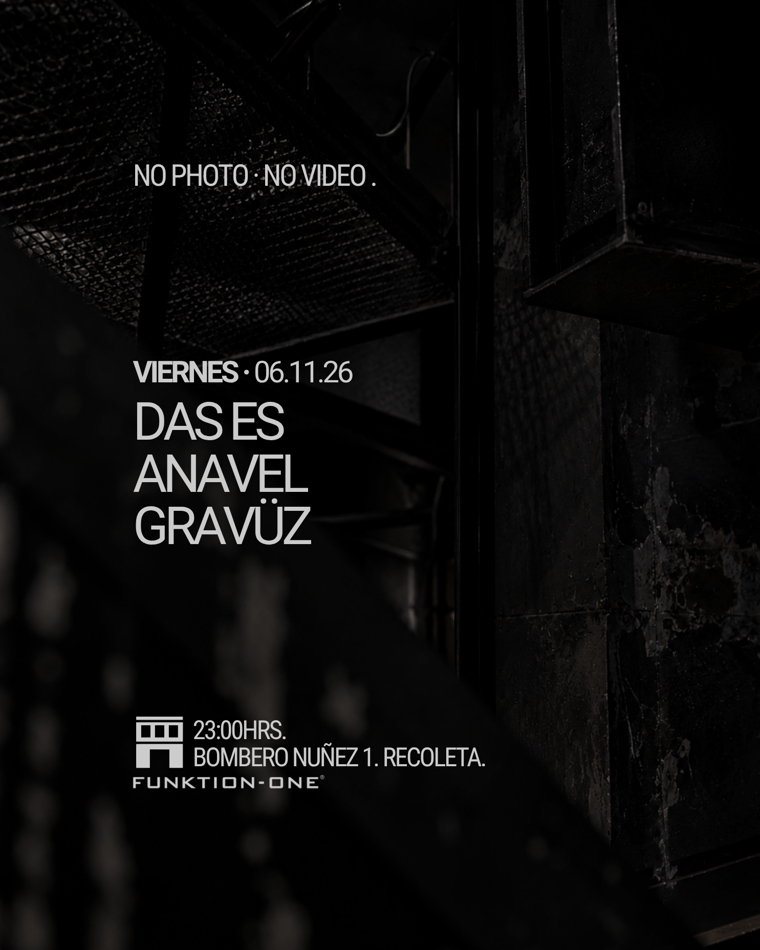 06 de Noviembre en CLUB 1: Anavel - Das Es - Gravüz
