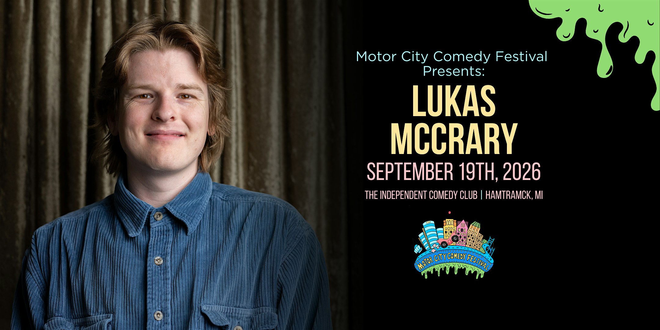 Motor City Comedy Festival Presents: LUKAS MCCRARY