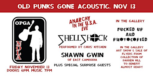 ANARCHY IN THE USA EVE - Old Punks Gone Anarchical