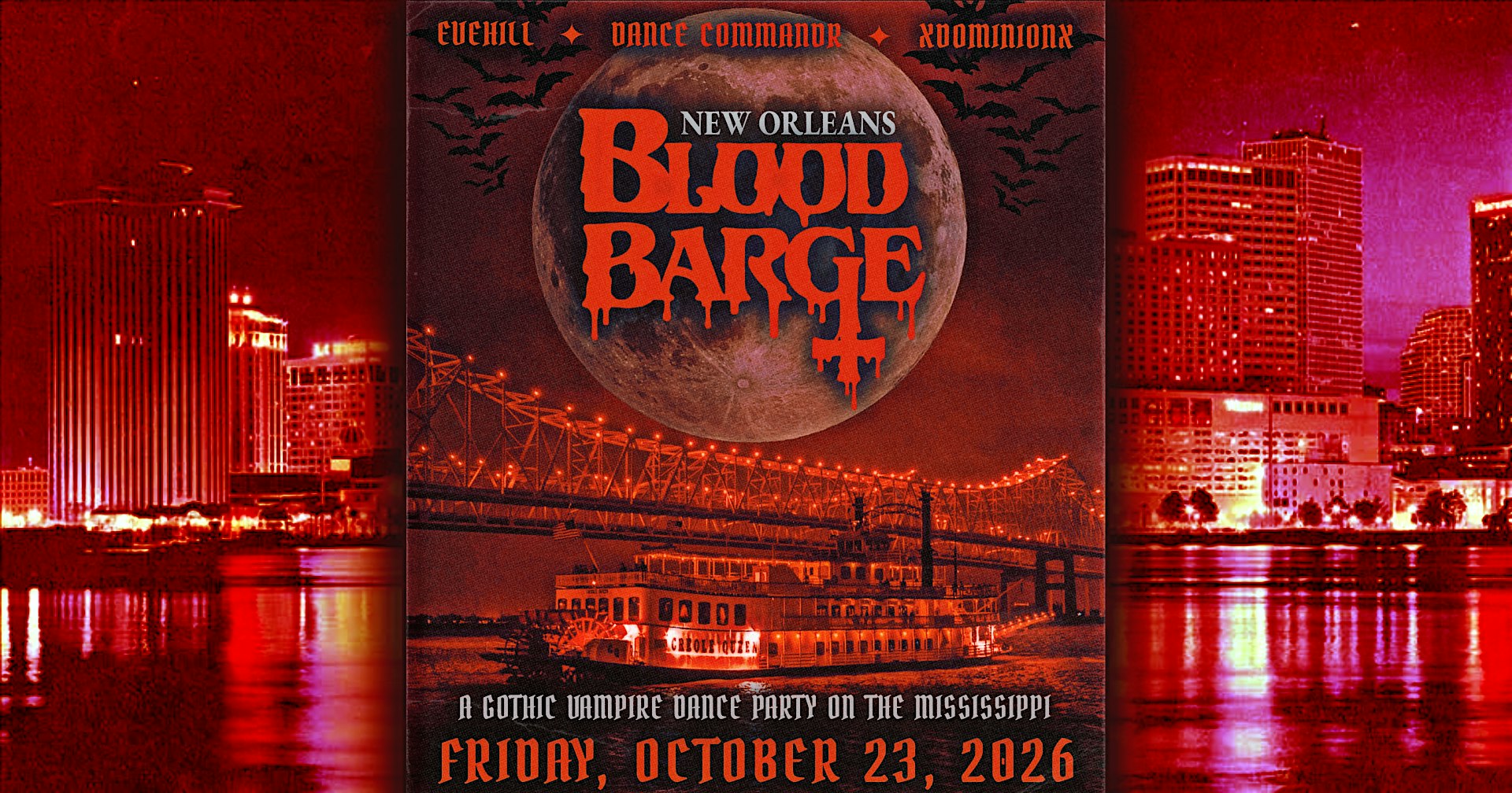 BLOOD BARGE NEW ORLEANS VAMPIRE CRUISE