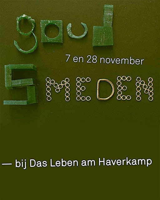 Workshop goudsmeden — verloren was techniek