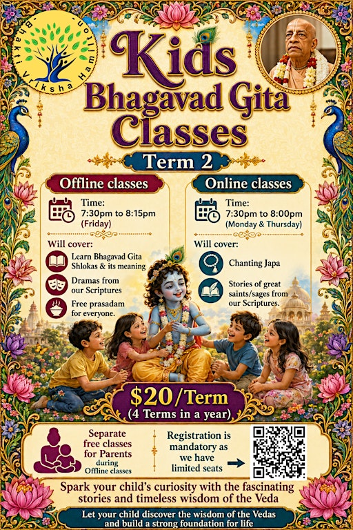 Weekly Bhagvad Gita For Kids (On Fridays)