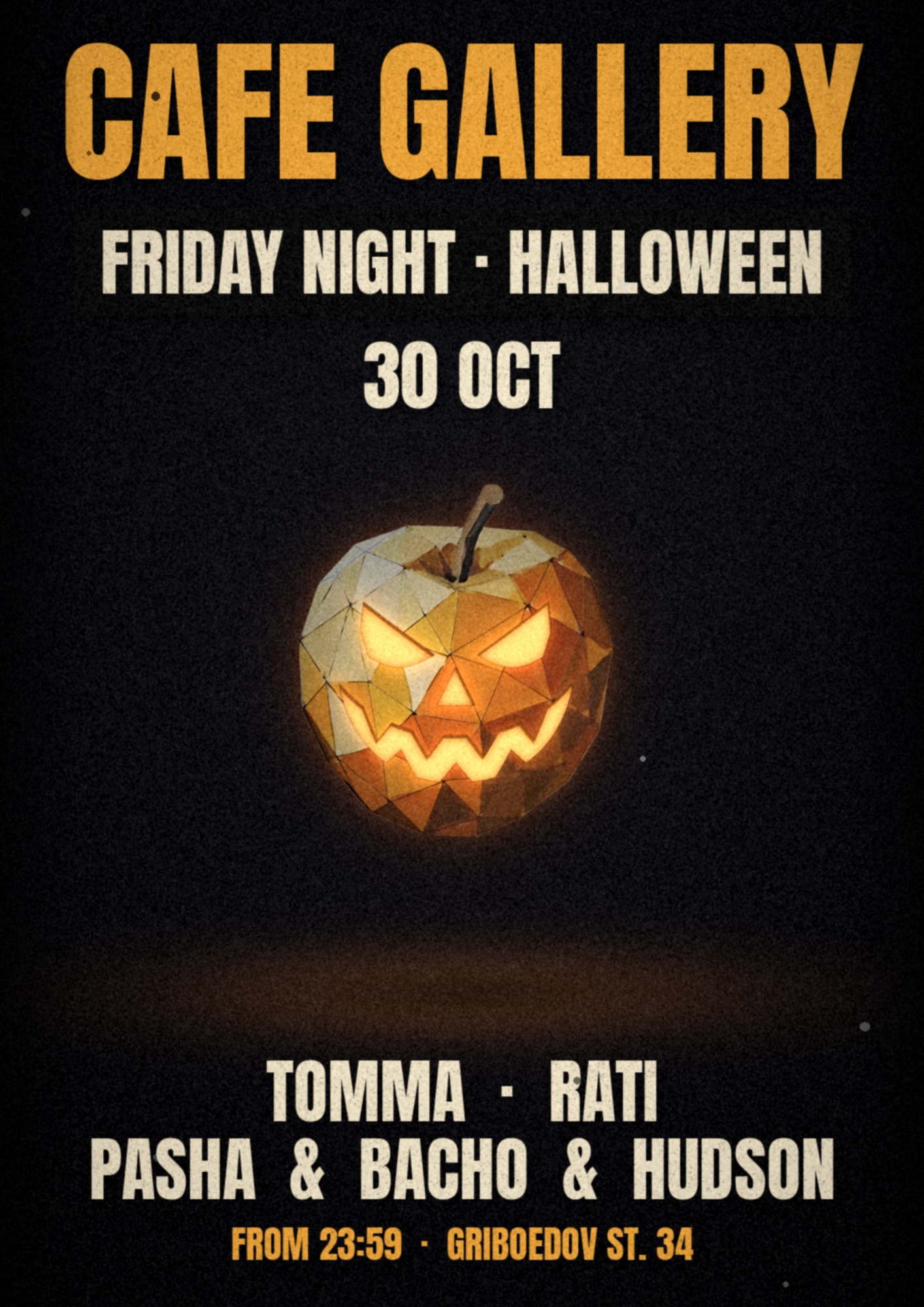 Cafe Gallery Halloween Night