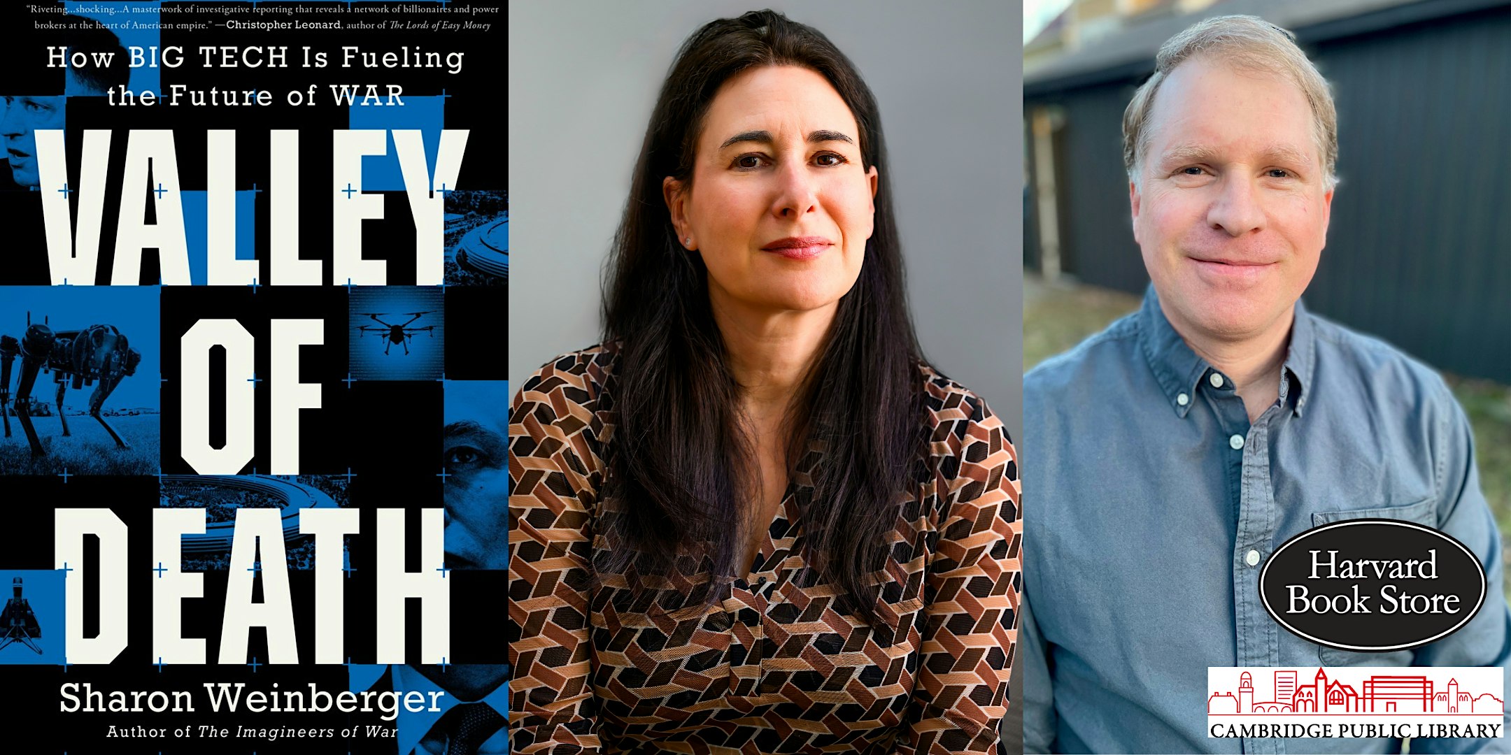Sharon Weinberger at the Cambridge Public Library
