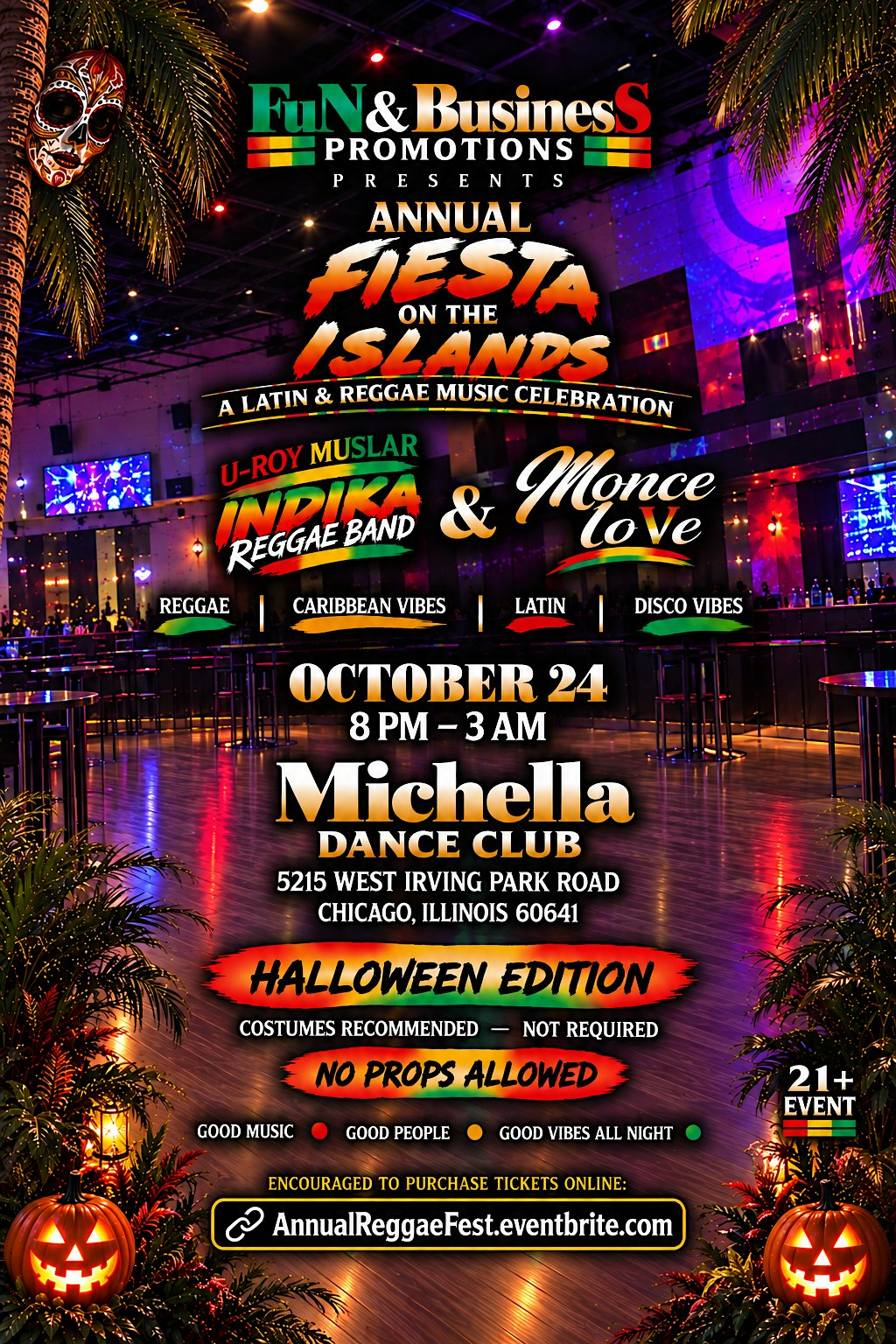Annual Fiesta On the Islands (A Latin & Reggae music celebration)