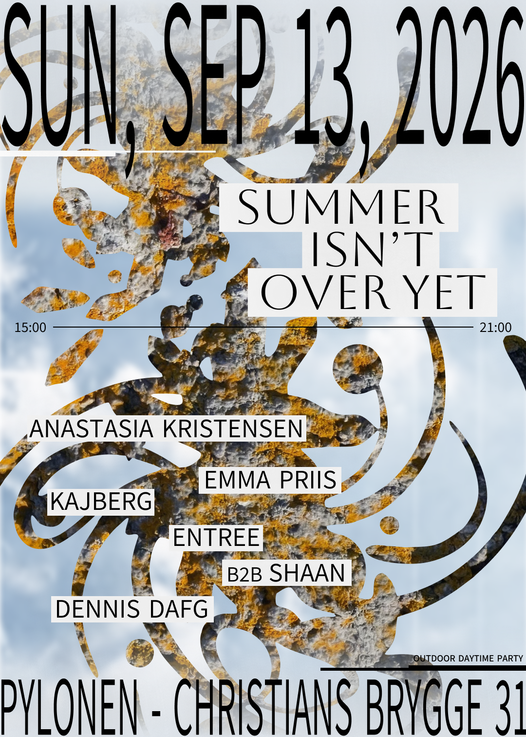 Summer Isn't Over Yet - Outdoor Daytime Party at Pylonen - Langebro