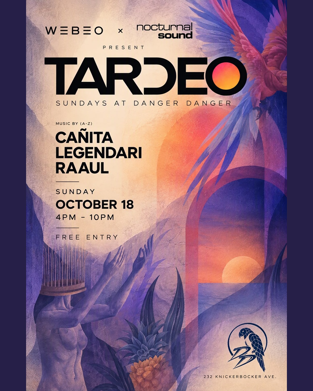 Tardeo: A Sunday Afternoon Dance Party