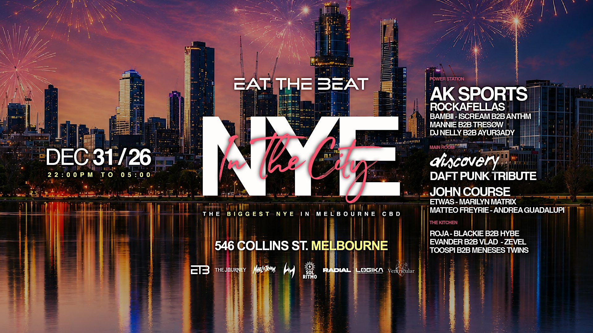 NYE 2026 | EAT THE BEAT