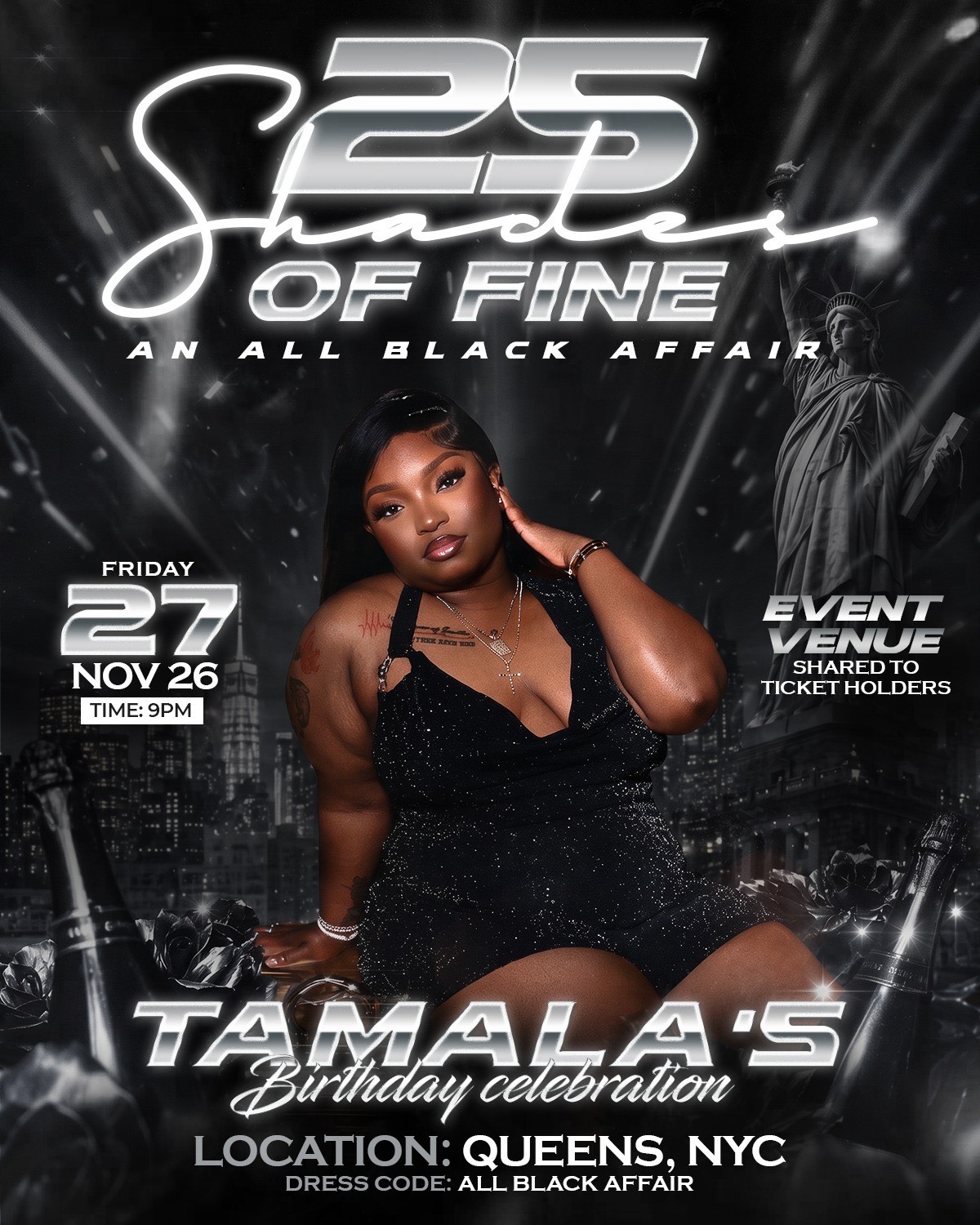 Tamala’s 25 Shades of Fine: All Black Affair