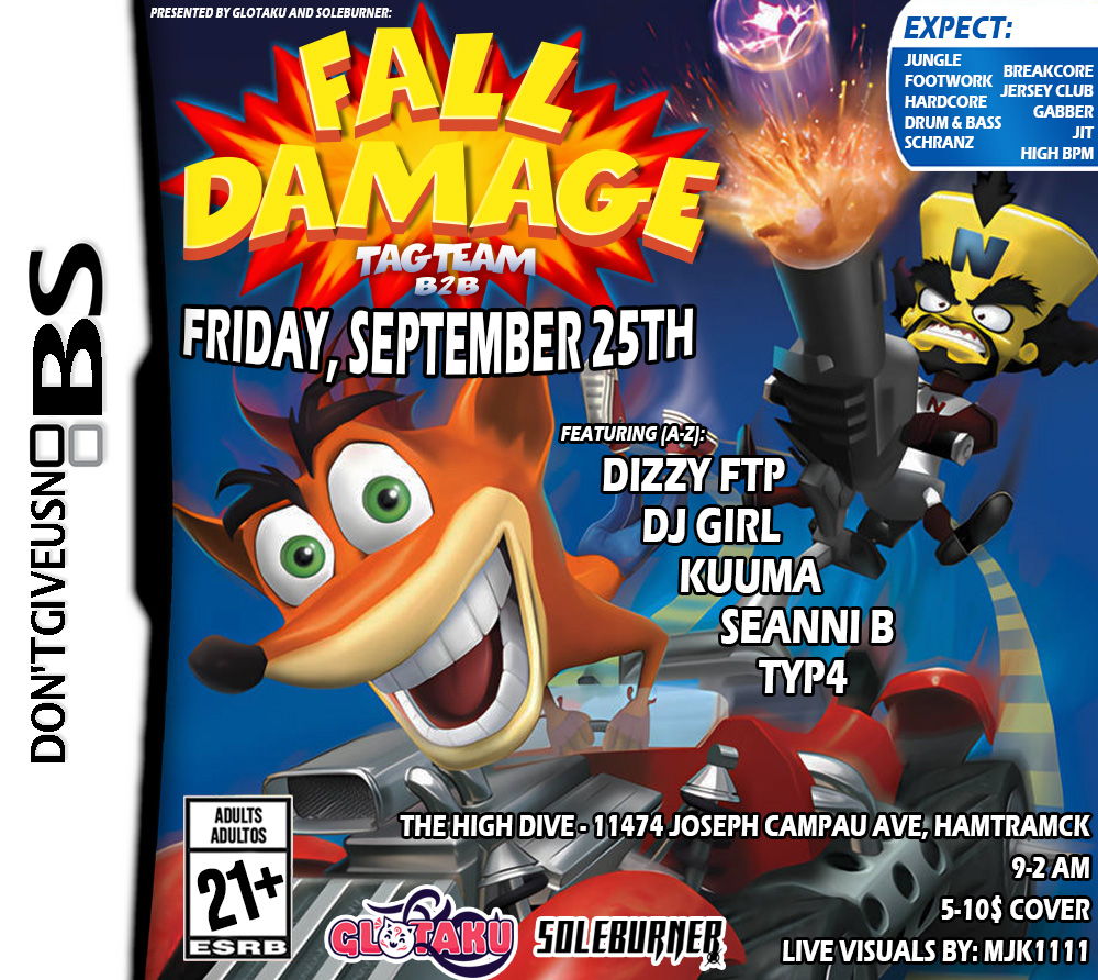 Fall Damage: Tag Team B2B - Breakcore, Jungle, and High BPM Songs 2 Impress Ur Future Soulmate