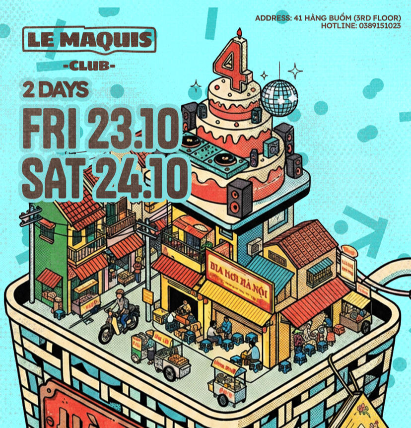 Le Maquis 4th Anniversary