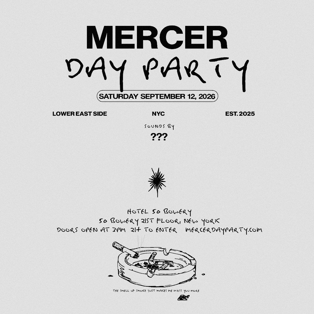 MERCER DAY PARTY - September 12