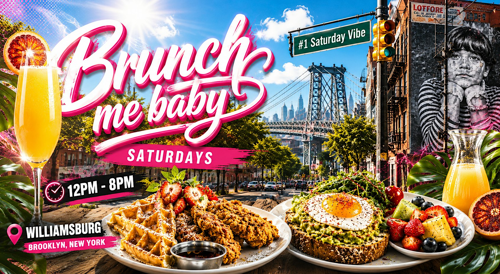 Brunch Me Baby Saturdays: Caribbean x Urban Bottomless Brunch & Day Party