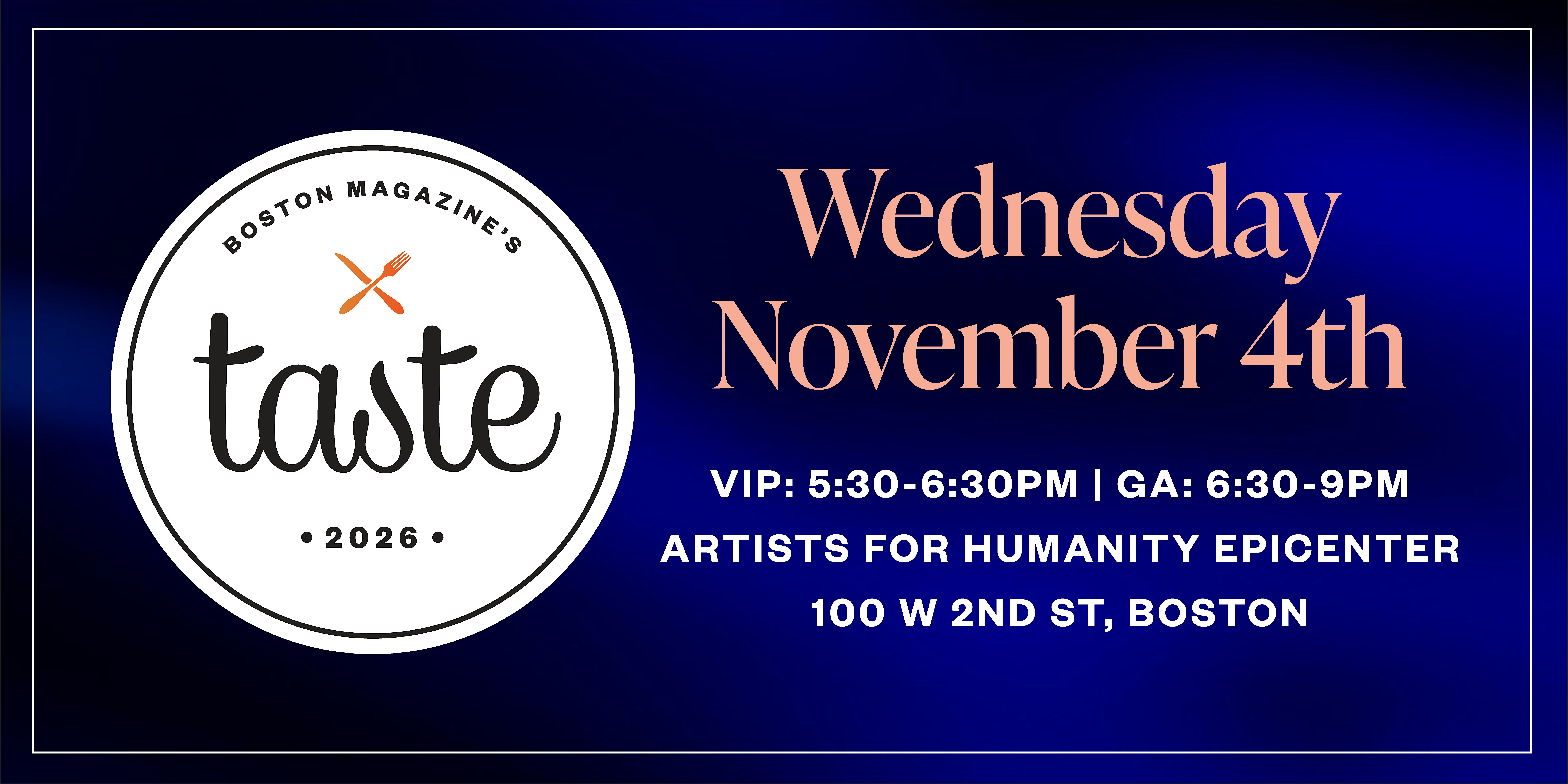 Boston Magazine's Taste 2026