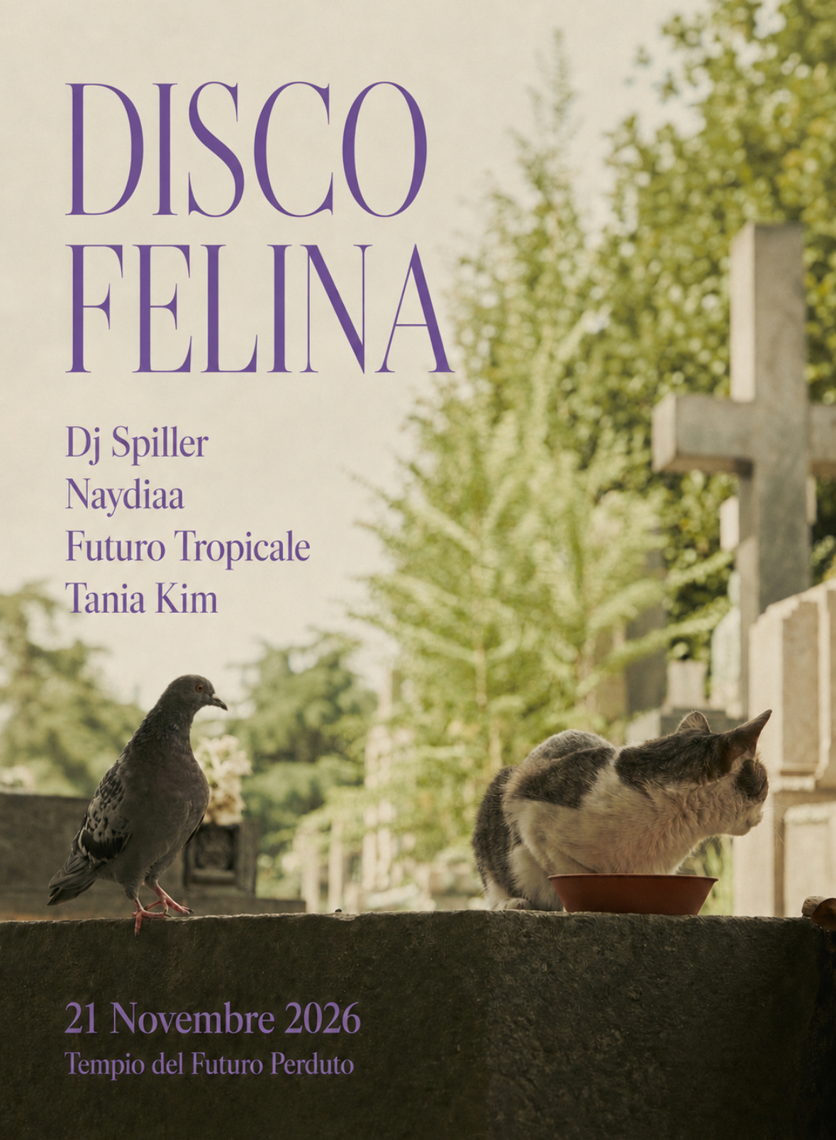 DISCO FELINA: Dj Spiller, Futuro Tropicale, Naydiaa, Tania Kim
