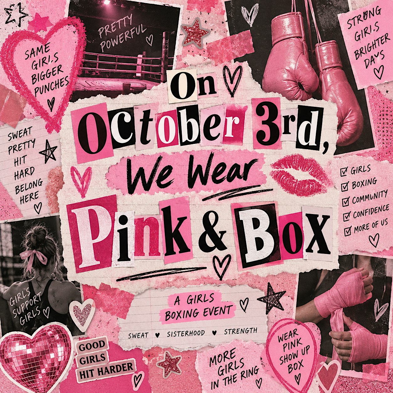 On October 3rd, We Wear Pink & Box