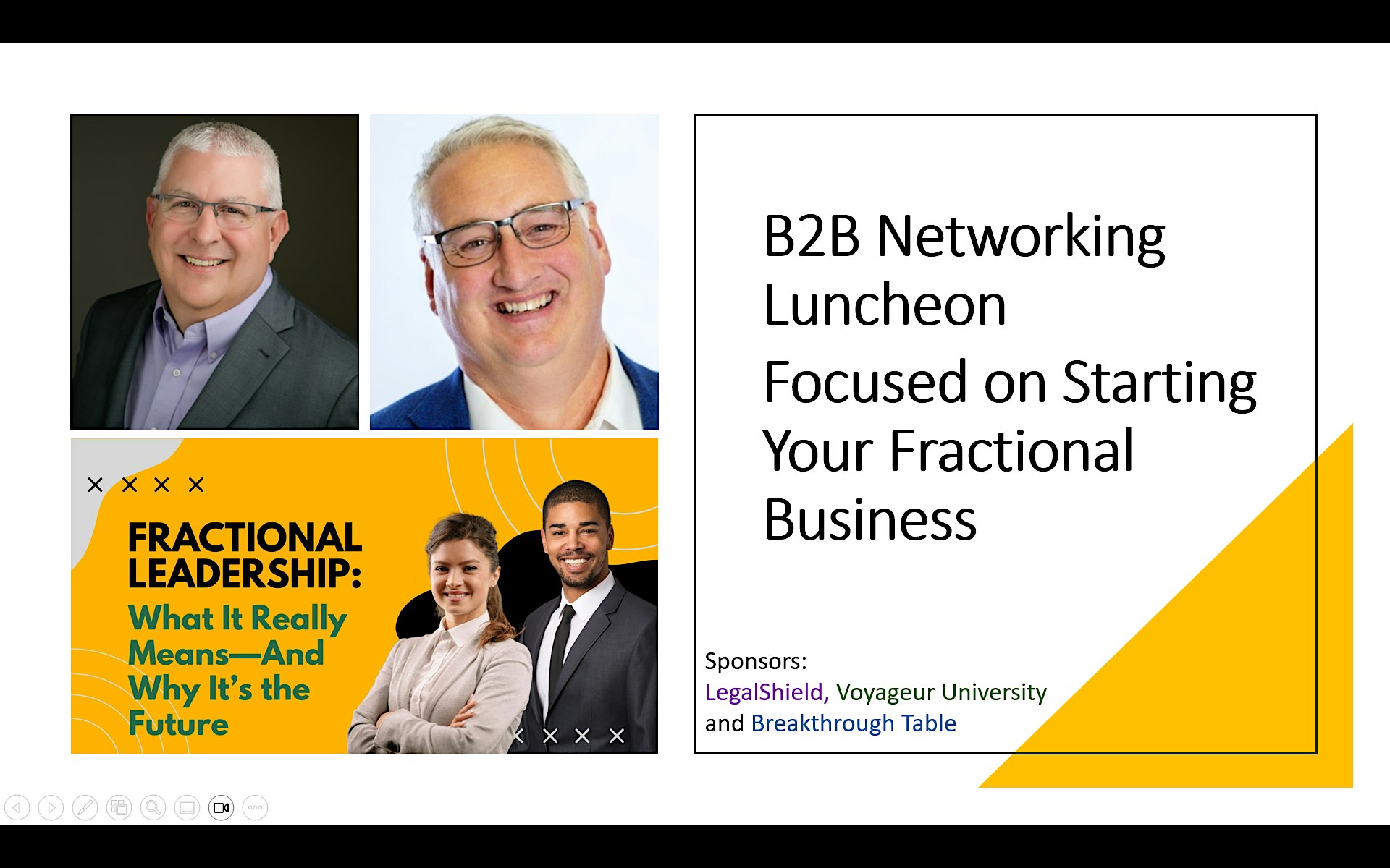 Monthly Fractional Business Talk Series