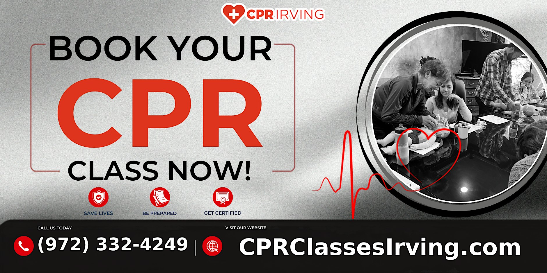 Red Cross BLS CPR and AED Class in Irving