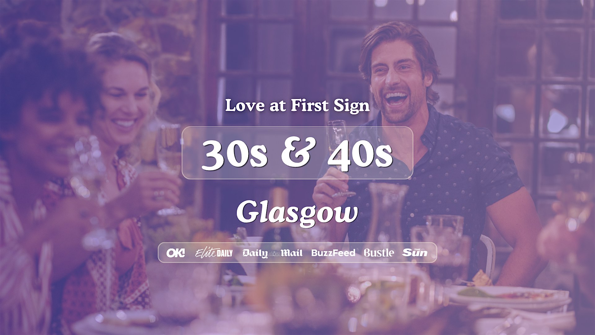 Glasgow Singles Night, 30s & 40s | The Alchemist | Love at First Sign