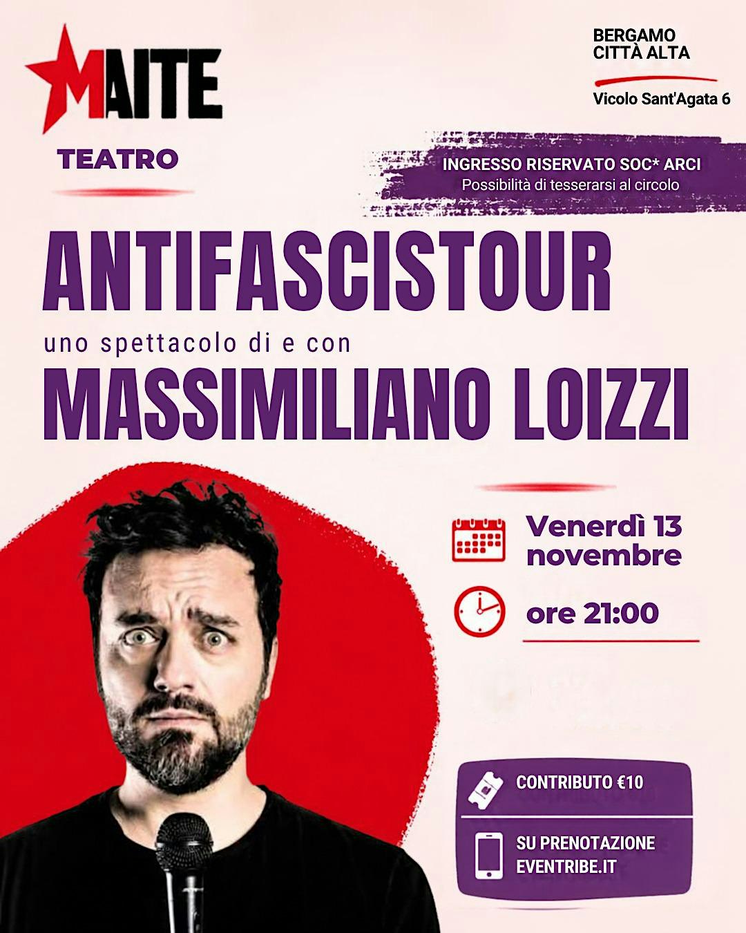 Antifascistour - di e con Massimiliano Loizzi