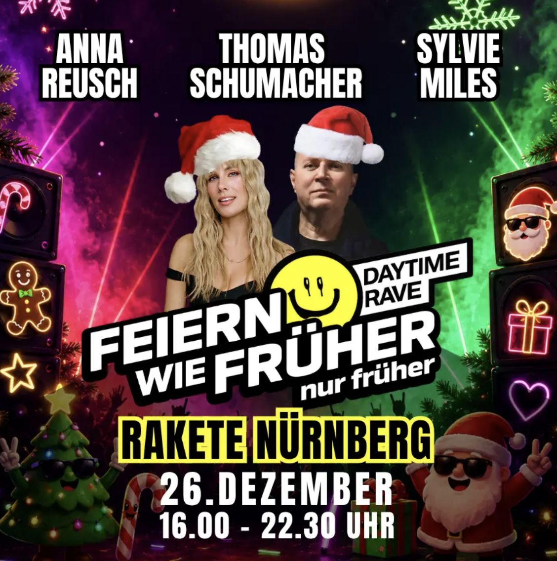 Feiern wie früher - nur früher! Der DAY RAVE mit Anna Reusch & Thomas Schumacher