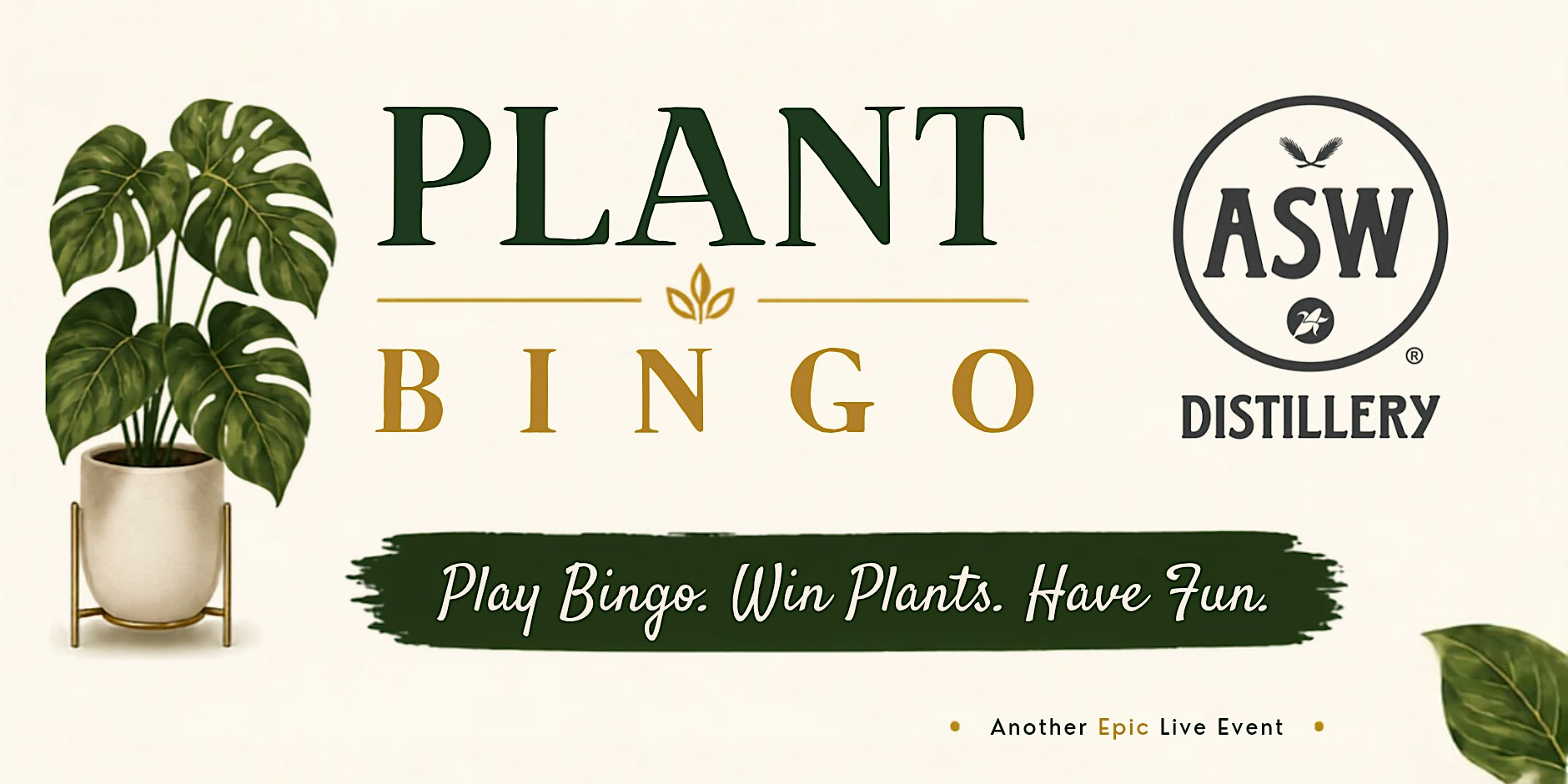 Plant Bingo @ ASW Distillery at The Battery, 11/21
