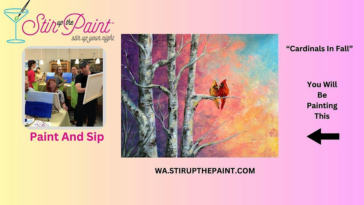 Bellevue Paint and Sip, Paint Party, Paint Night  With Stir Up The Paint