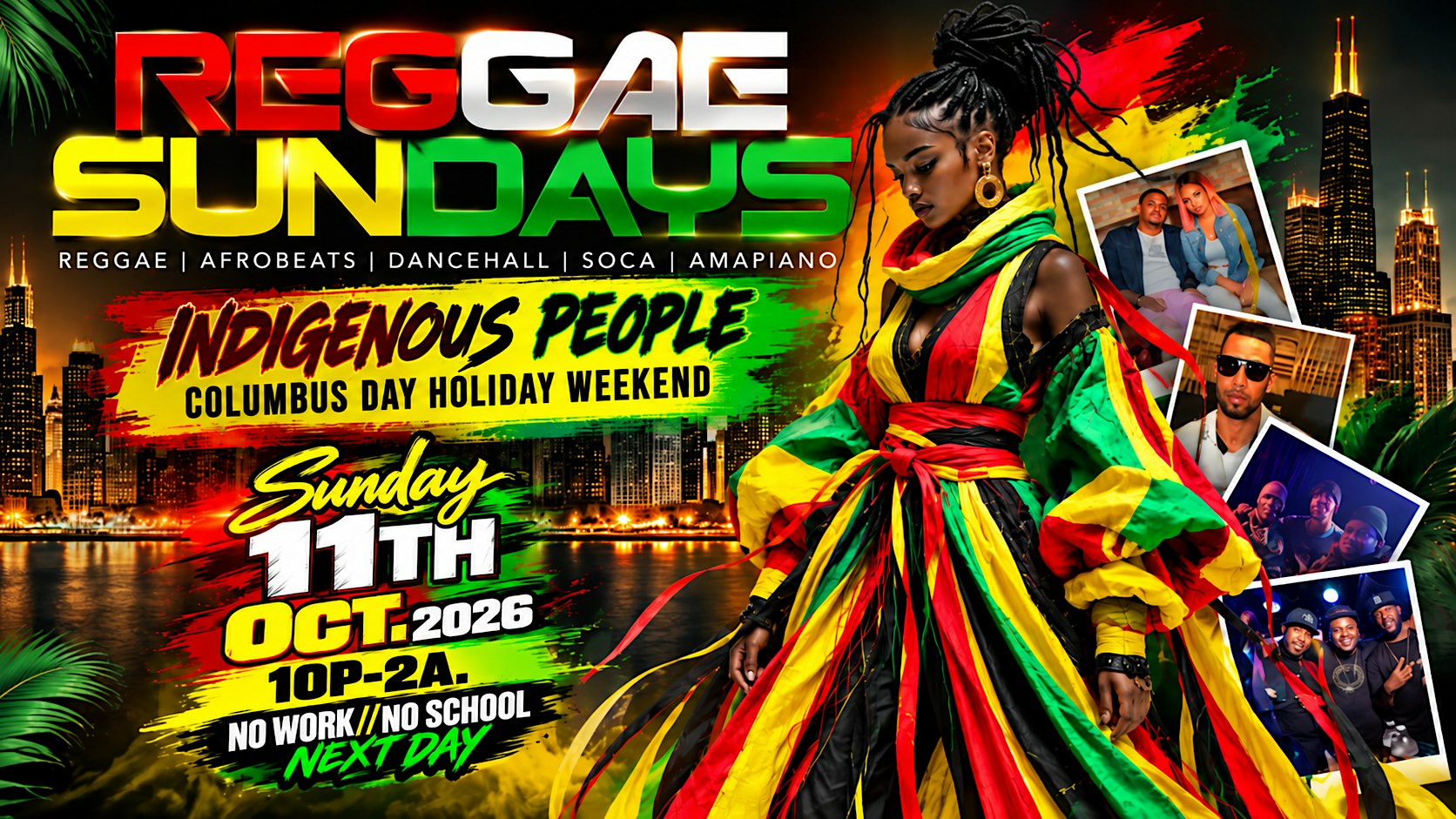 REGGAE SUNDAY: The #1 Caribbean Party In The City