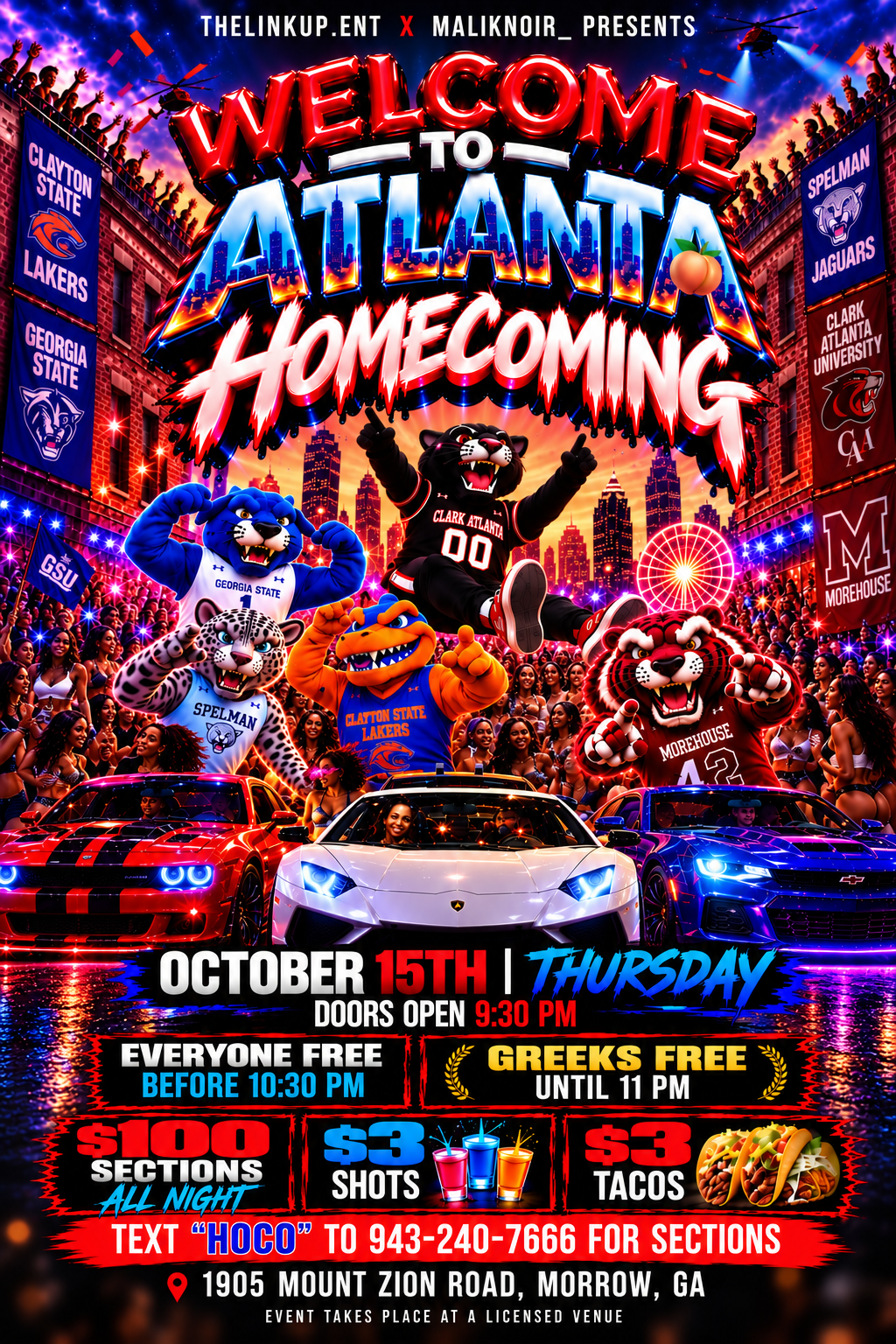 WELCOME TO ATLANTA HOMECOMING 🍑🏙️🔥