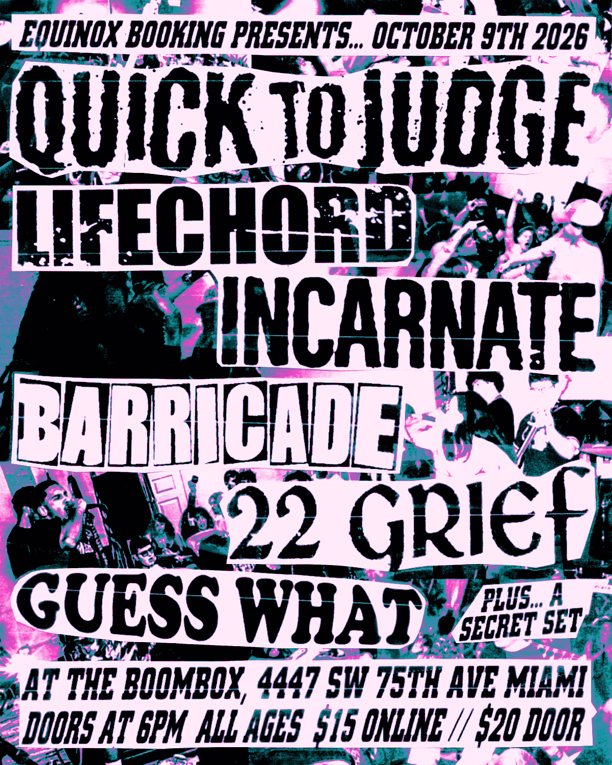 Quick To Judge At The Boombox 10/9