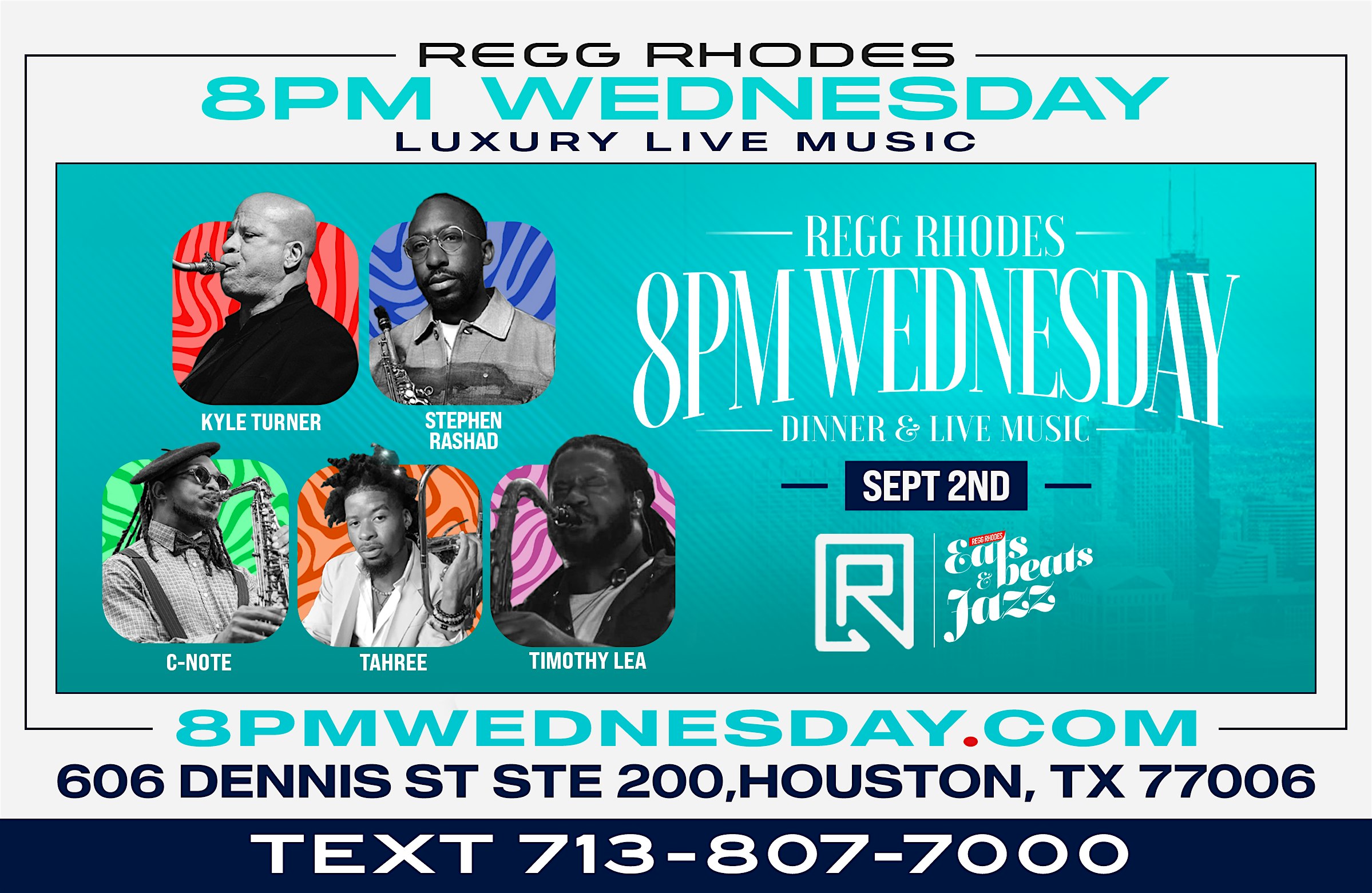 8PM WEDNESDAY - LABOR DAY KICKOFF - ROOFTOP LUXURY LIVE MUSIC