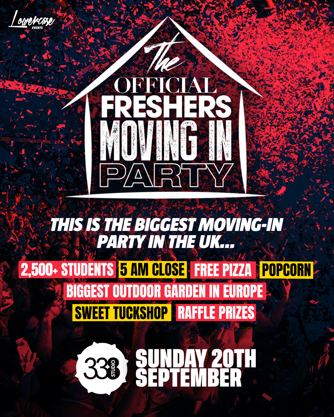 THE OFFICIAL LONDON FRESHERS MOVING IN PARTY - LONDON FRESHERS WEEK 2026