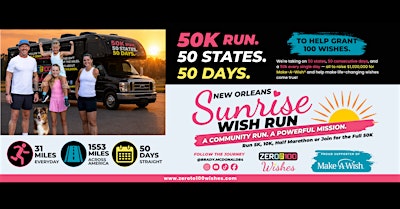 New Orleans Sunrise Wish Run | Free Community Run