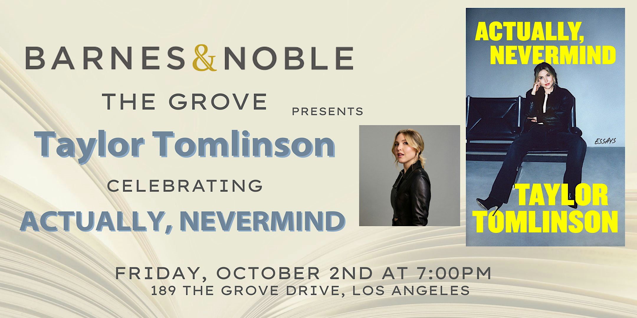 Taylor Tomlinson celebrates ACTUALLY, NEVERMIND