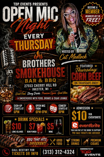OPEN MIC COMEDY NIGHT