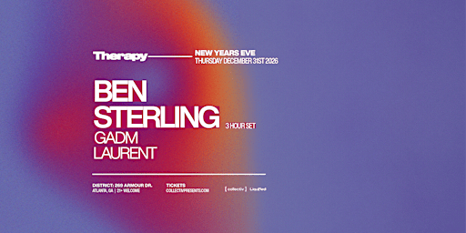 NYE w/ BEN STERLING  | December 31st 2026 | District Atlanta