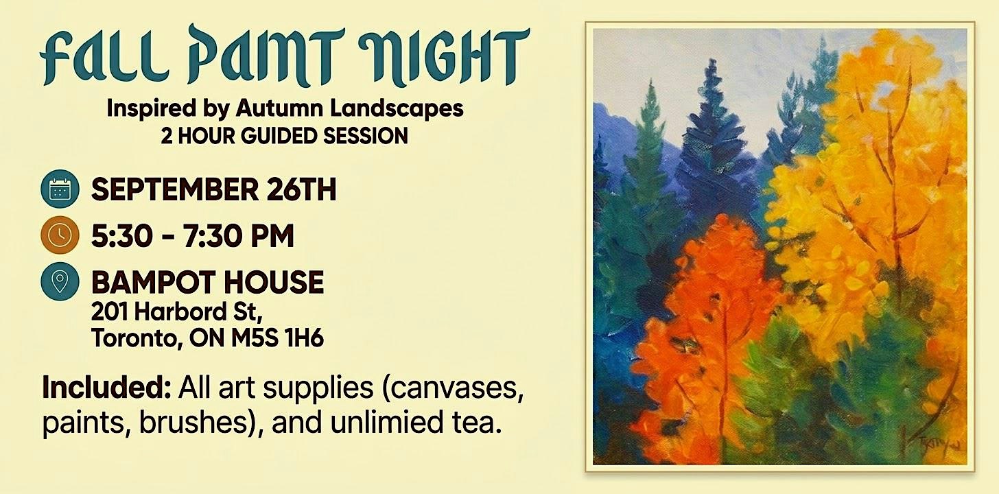 Cozy fall paint & sip