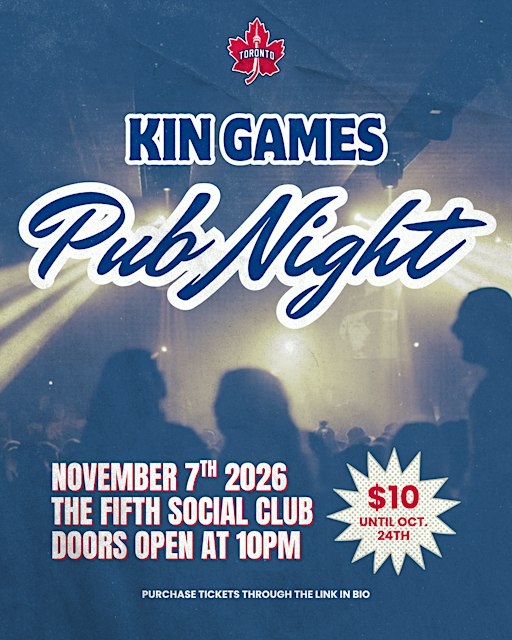 UofT Kin Games Pub Night