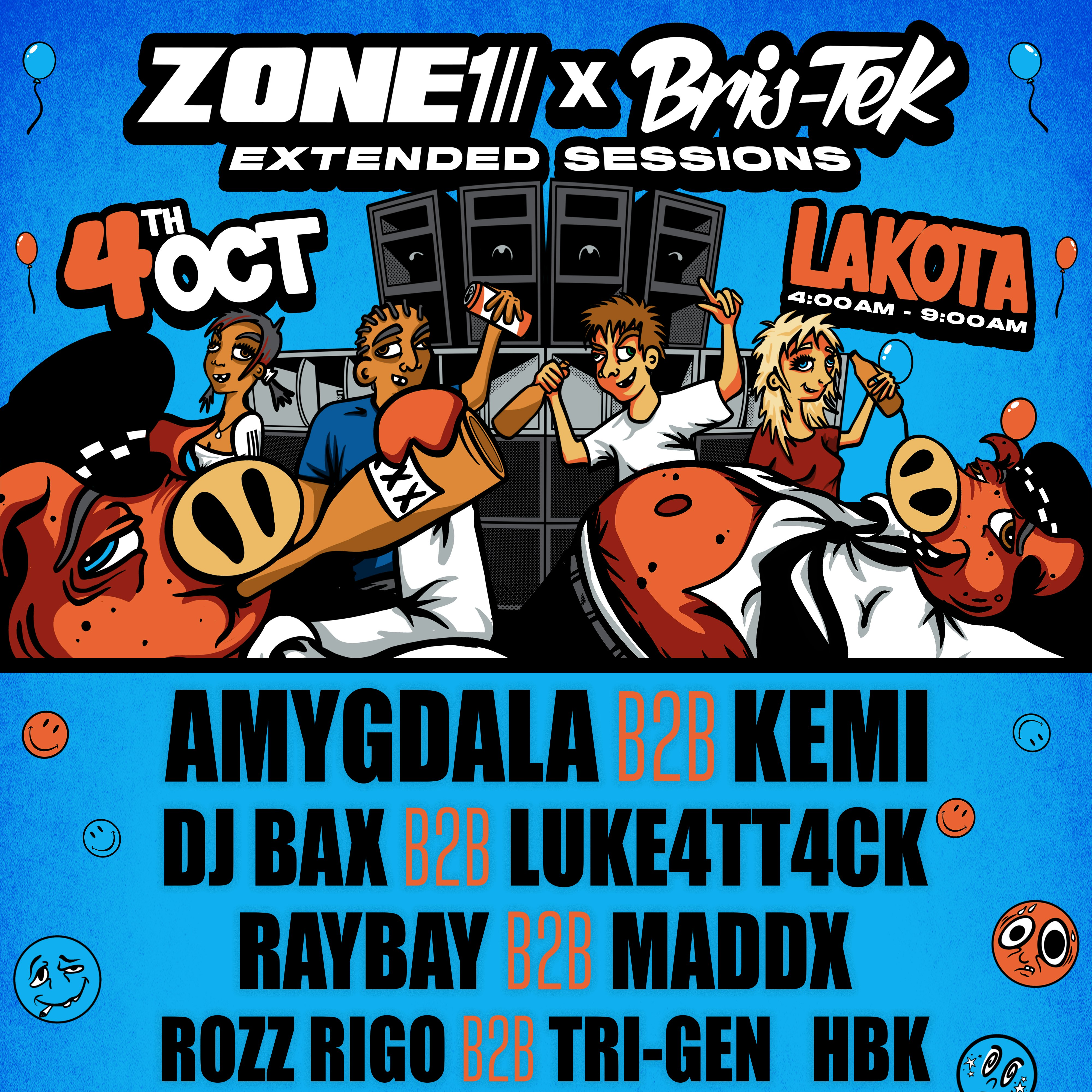 ZONE 1 X BRIS-TEK / EXTENDED SESSIONS