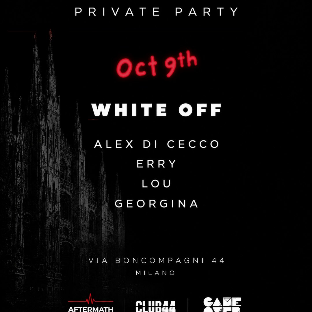 Privat Party w/ WHITE OFF !