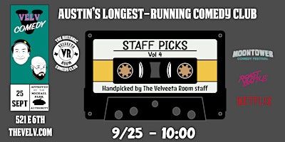 Staff Picks - Live Comedy!
