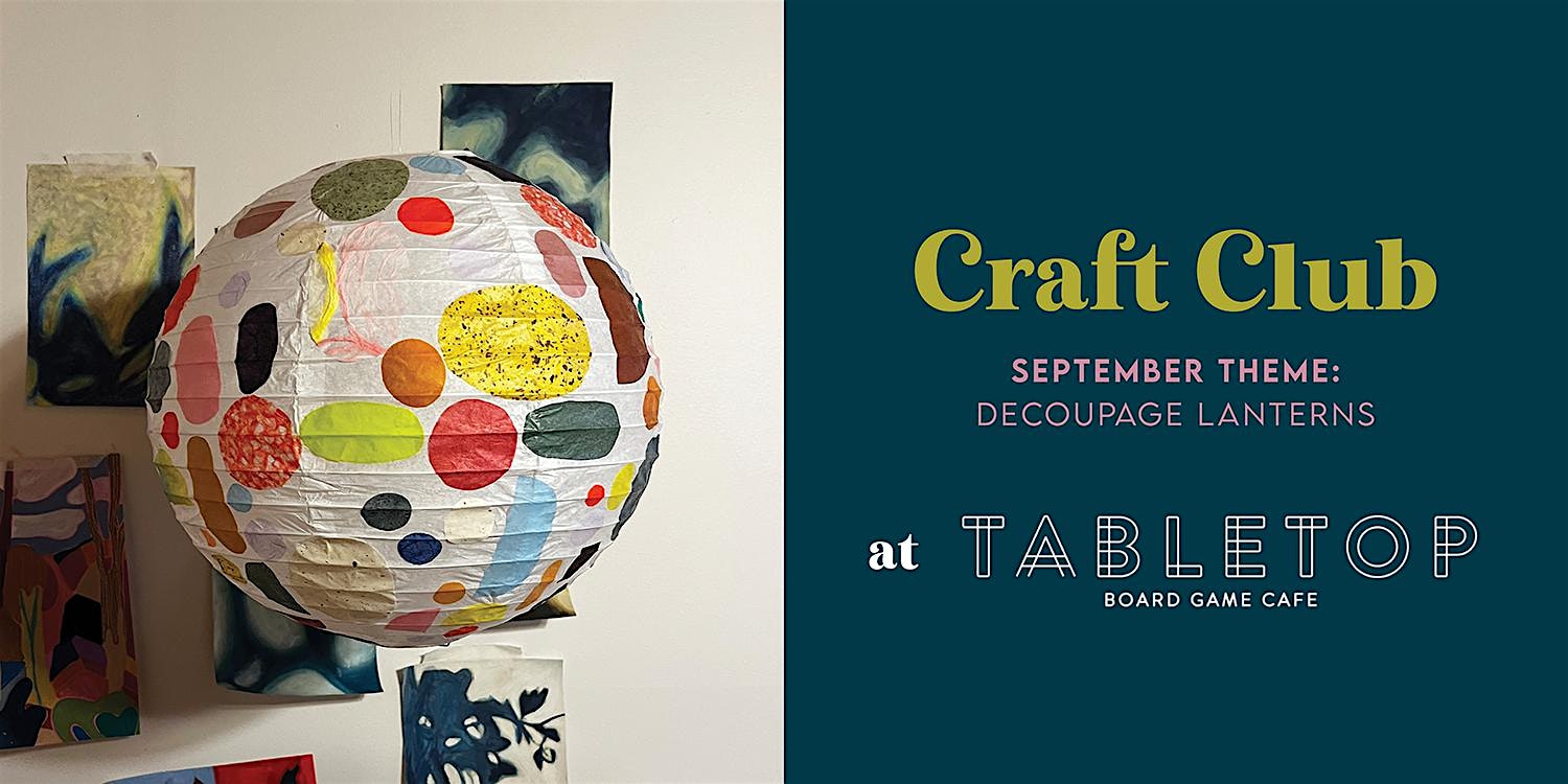 September Craft Club!