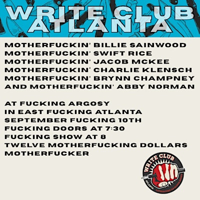 Write Club Atlanta: Do You Remember?