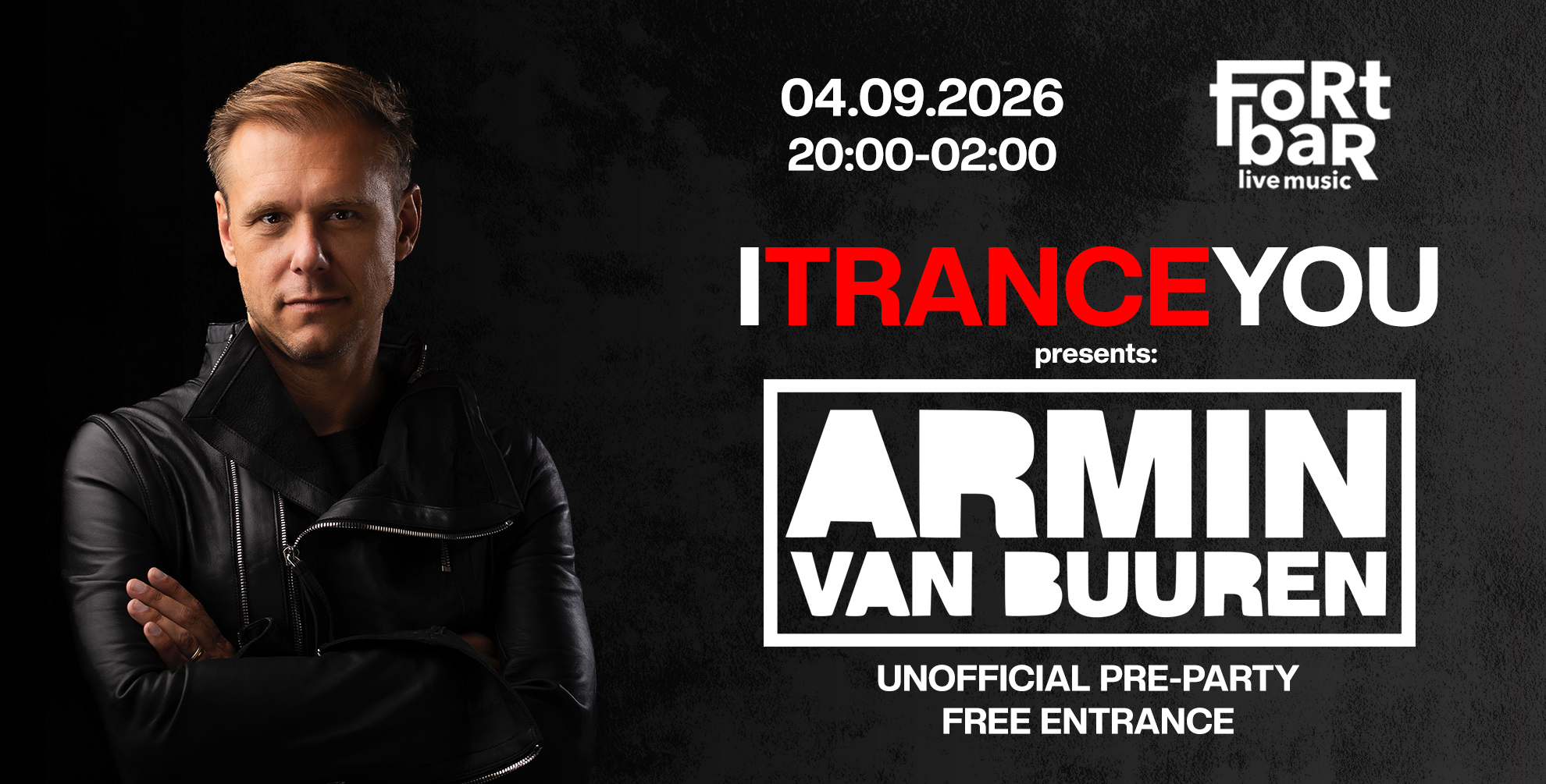 I TRANCE YOU presents ARMIN VAN BUUREN UNOFFICIAL PRE-PARTY