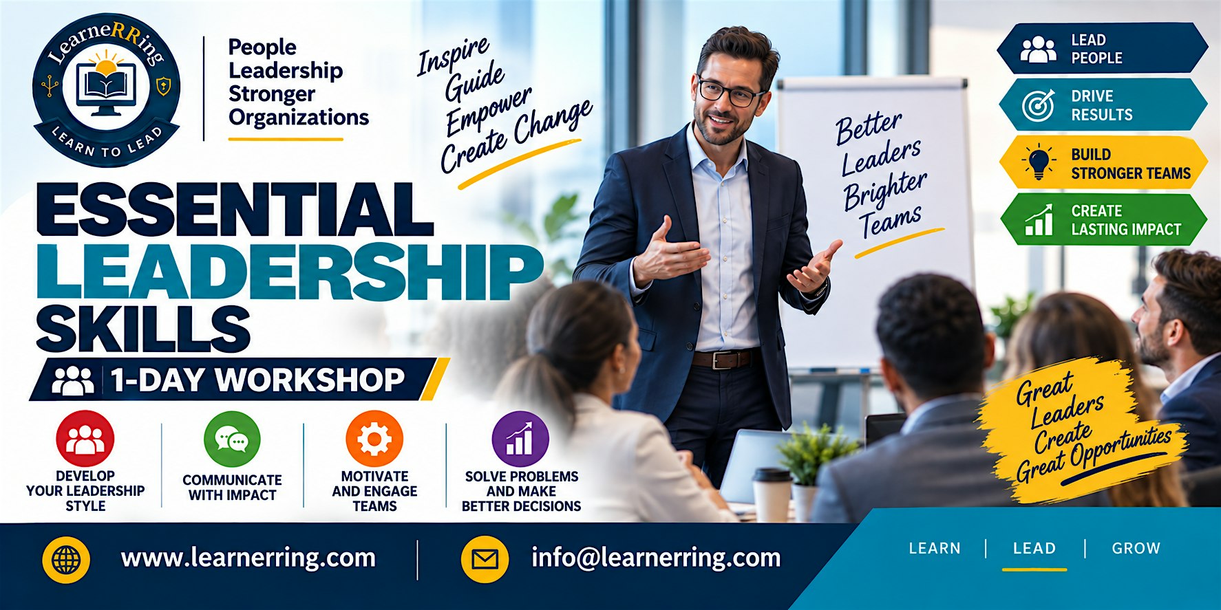 Essential Leadership Skills 1-Day Workshop | Louisiana