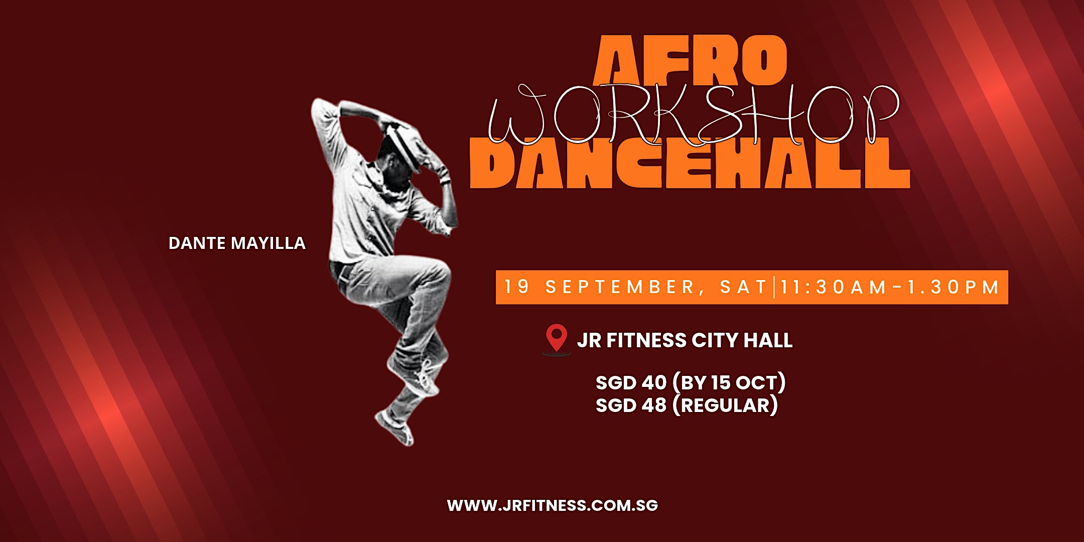AFRO Dancehall Workshop with Dante Mayilla