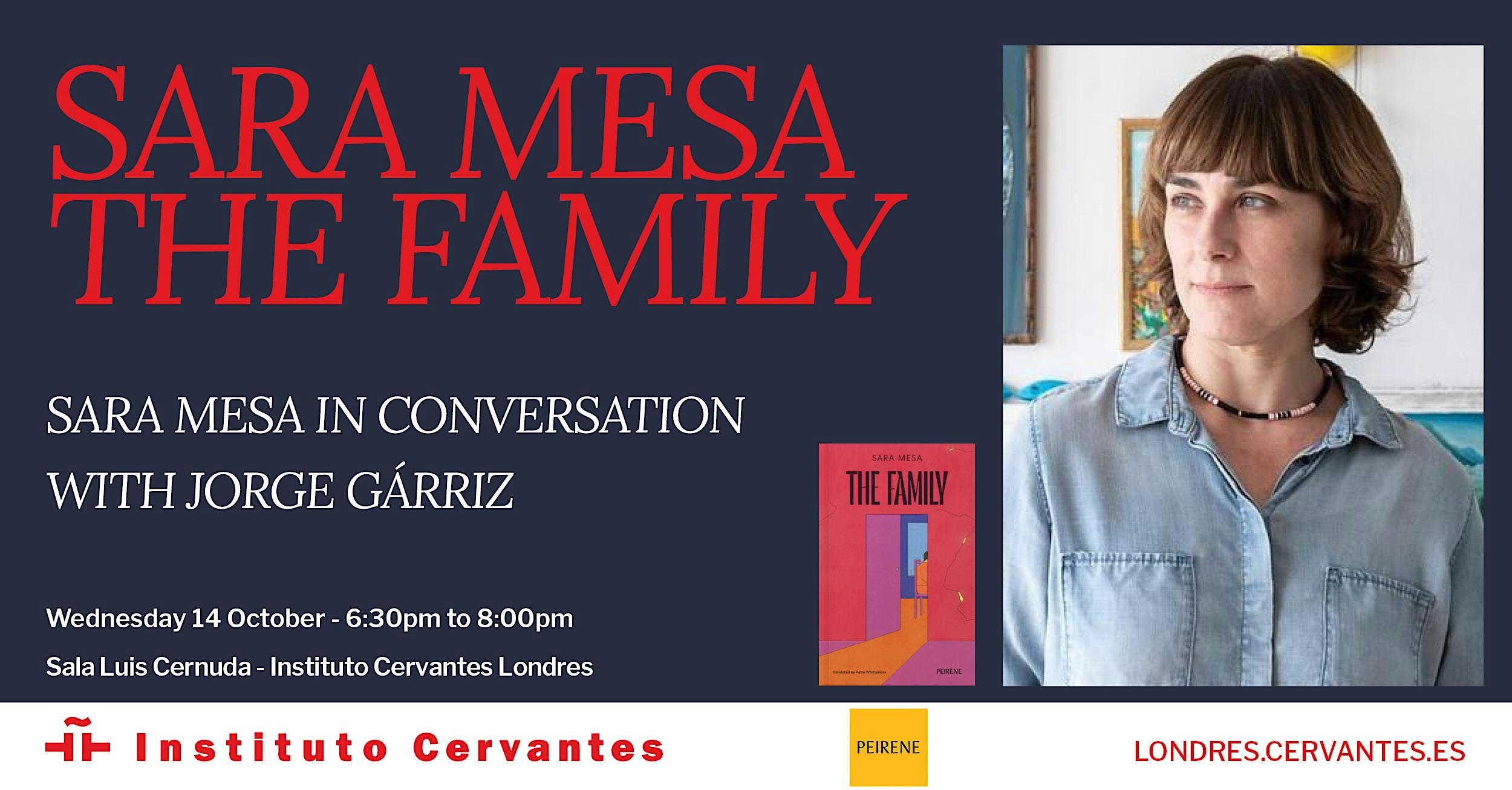 Sara Mesa presents her book The Family