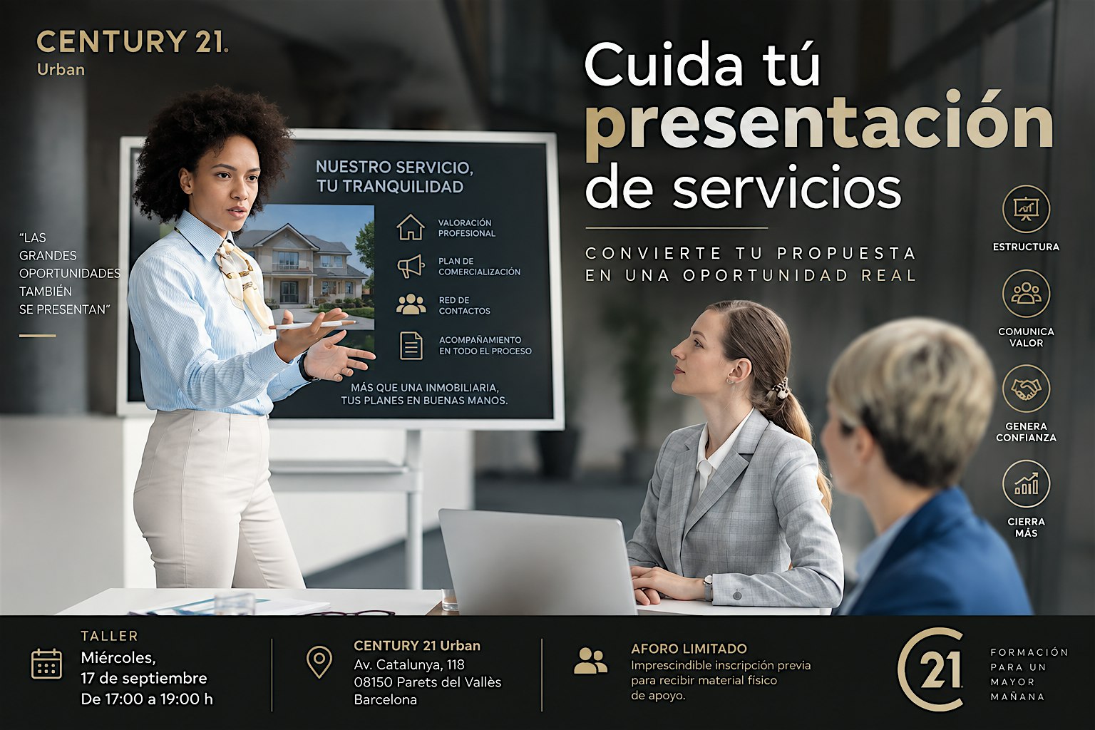 TALLER | CUIDA TU PRESENTACIÓN DE SERVICIOS