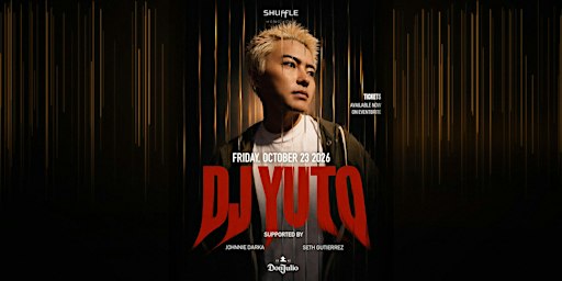 DJ YUTO TAKEOVER @ SHUFFLE HK (FRIDAY OCT 23)